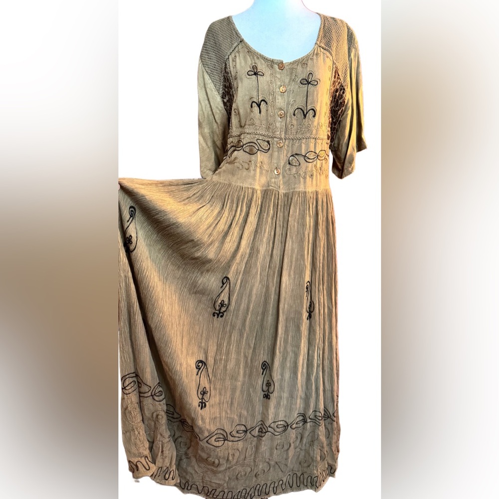 Vintage 80’s MPH Cottagecore Dress